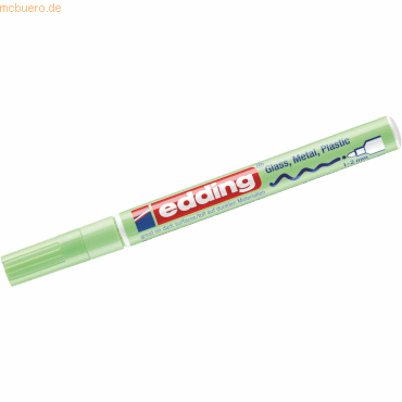 Bild von edding 751 creative Glanzlack-Marker pastellgrün, Rundspitze 1-2 mm