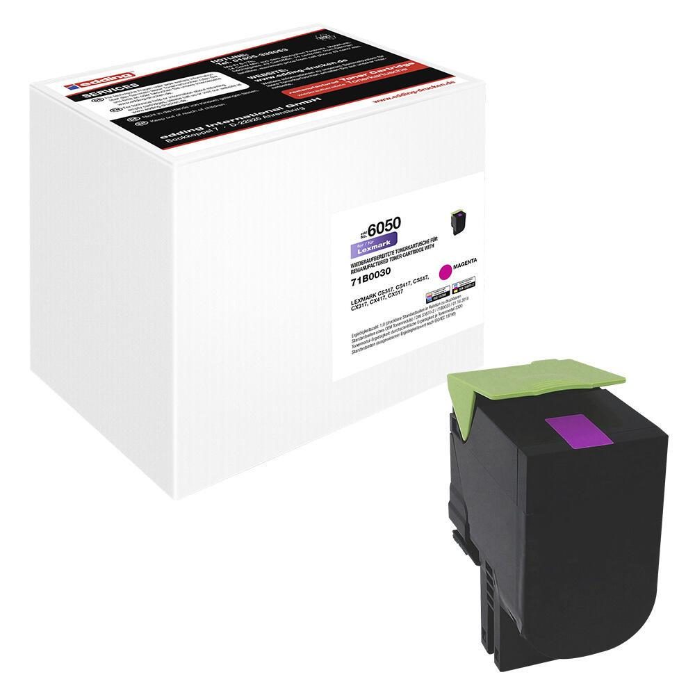 Bild von Edding Toner ersetzt Lexmark 71B0030 / 71B20M0 Kompatibel Magenta 2300 Seiten EDD-6050 18-6050