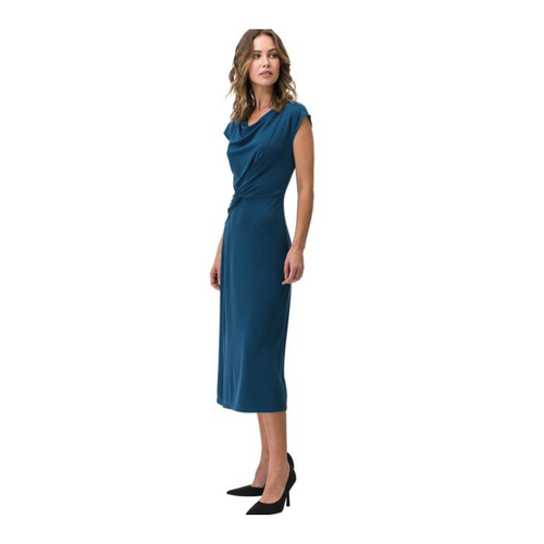 Bild von Elegantes Zero Midikleid mit Wasserfallausschnitt