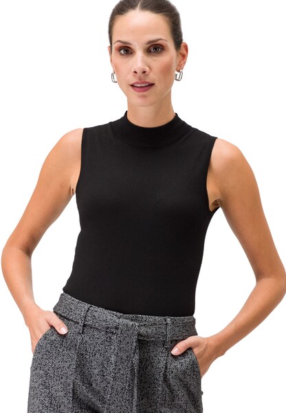 Bild von Zero Strickpullover »zero Stricktop mit Stehkragen«, Plain/ohne Details