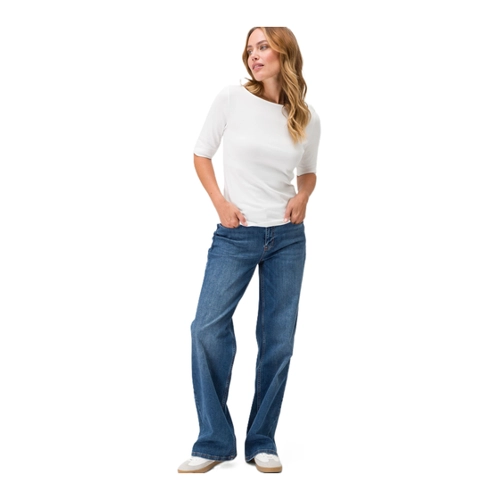 Bild von Stylisches 3/4-Arm-Shirt mit U-Boot Ausschnitt für Damen