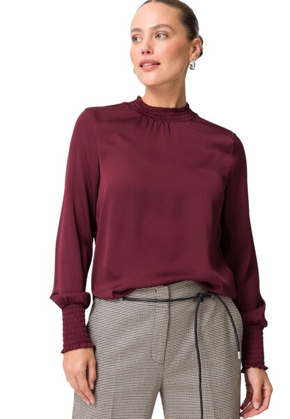 Bild von zero Shirtbluse, Stehkragen, Langarm, für Damen, rot, 40