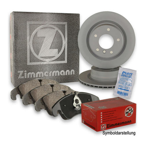 Bild von 2x ZIMMERMANN Bremsscheiben Ø288mm + Beläge für VW Polo / Golf IV