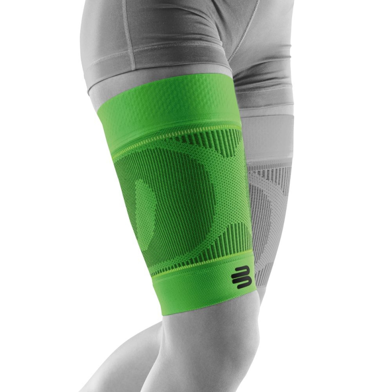 Bild von BAUERFEIND SPORTS Kompressionsbandage Oberschenkel grün, short, Gr. S
