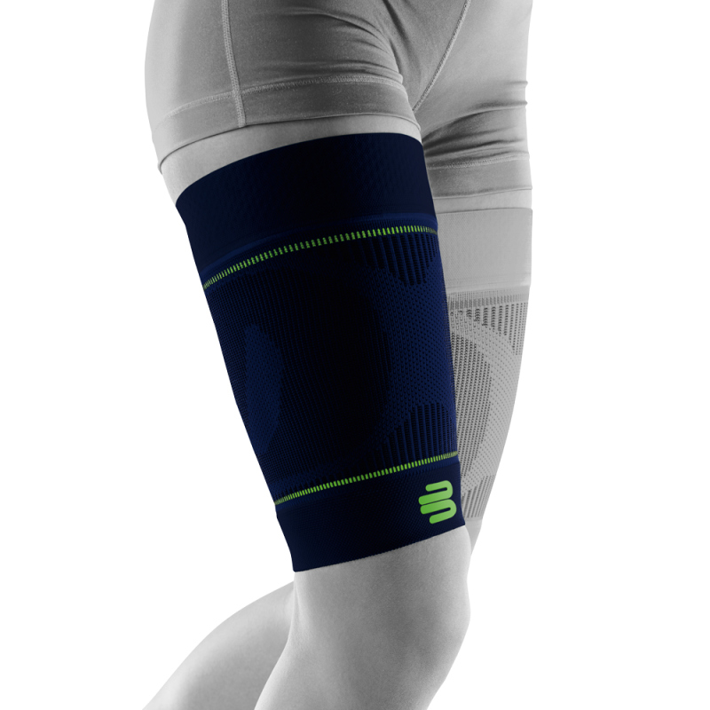 Bild von Bauerfeind Kompressions-Oberschenkelbandage „Sports Compression Sleeves Upper Leg“, 1 Paar Sleeves Oberschenkel Unisex, Für Ball- & Ausdauersportarten zur Stärkung der Muskulatur