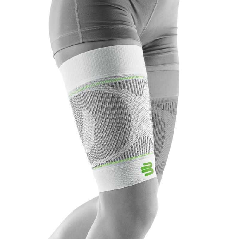 Bild von BAUERFEIND SPORTS Kompressionsbandage Oberschenkel weiß, extra long, Gr. XL