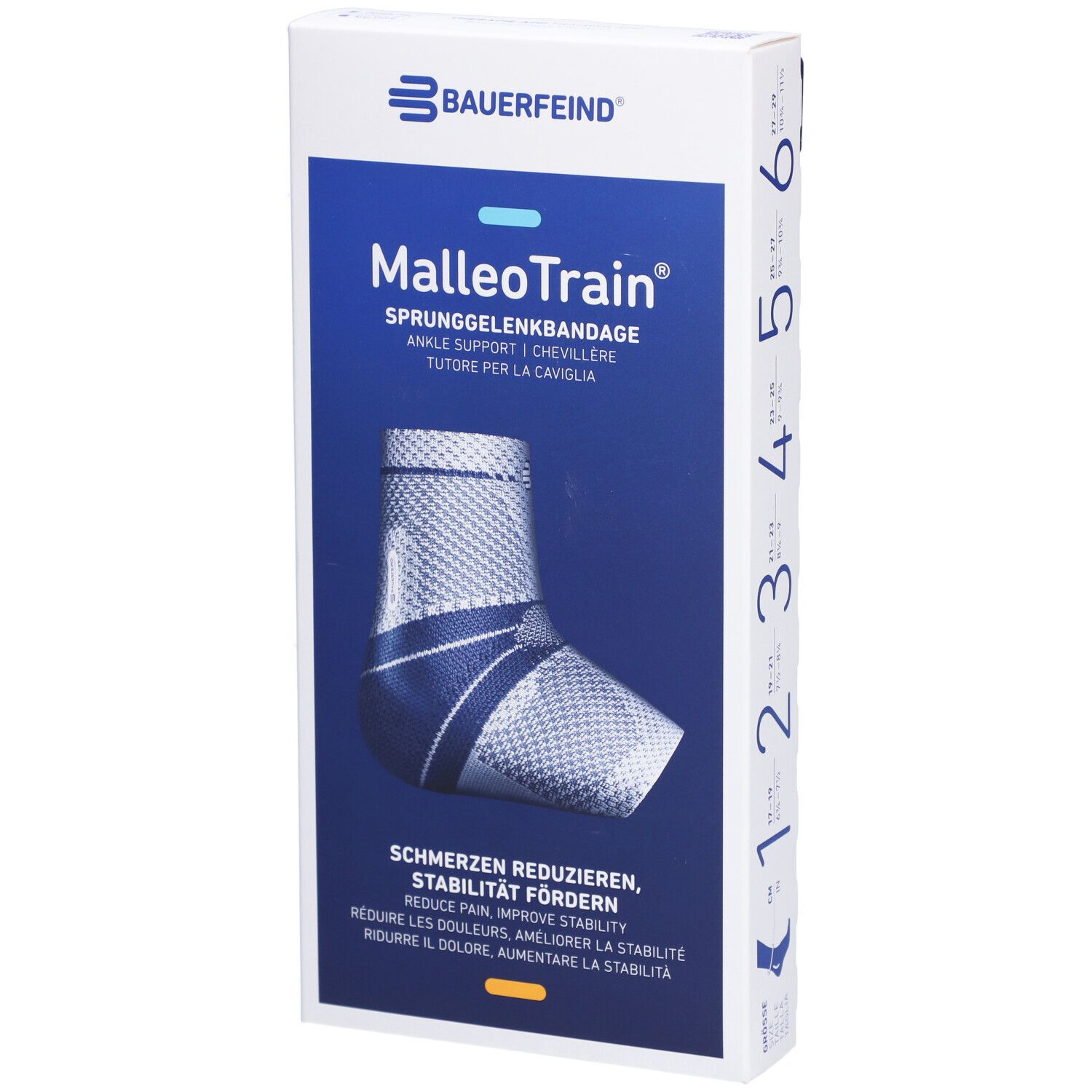 Bild von MALLEOTRAIN Sprunggelenkbandage Größe 2 rechts Titanium
