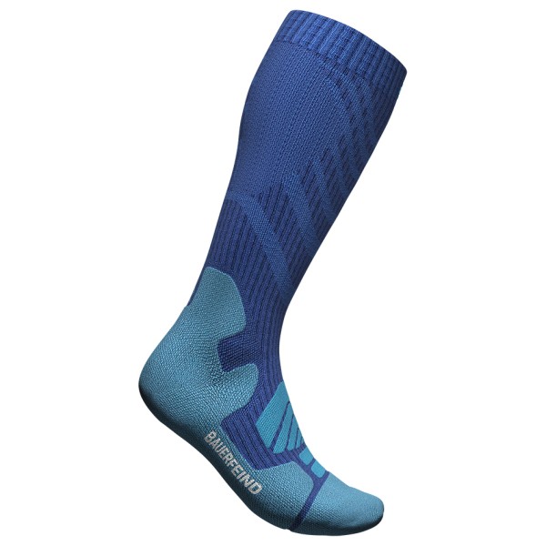 Bild von Bauerfeind Sports - Outdoor Merino Compression Socks - Kompressionssocken Gr 46-49 - L: 41-46 cm blau