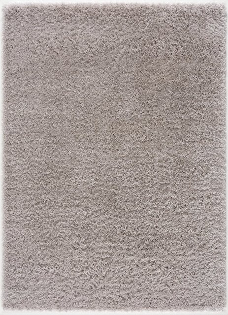 Bild von SANAT Porto Shaggy Wohnzimmer Teppich - Hochflor Zottel-Teppiche für Wohnzimmer, Schlafzimmer, Küche, Flure, Kinderzimmer - Leicht Zu Reinigen, Superweich, Modern Teppich Hellgrau 200 x 290 cm