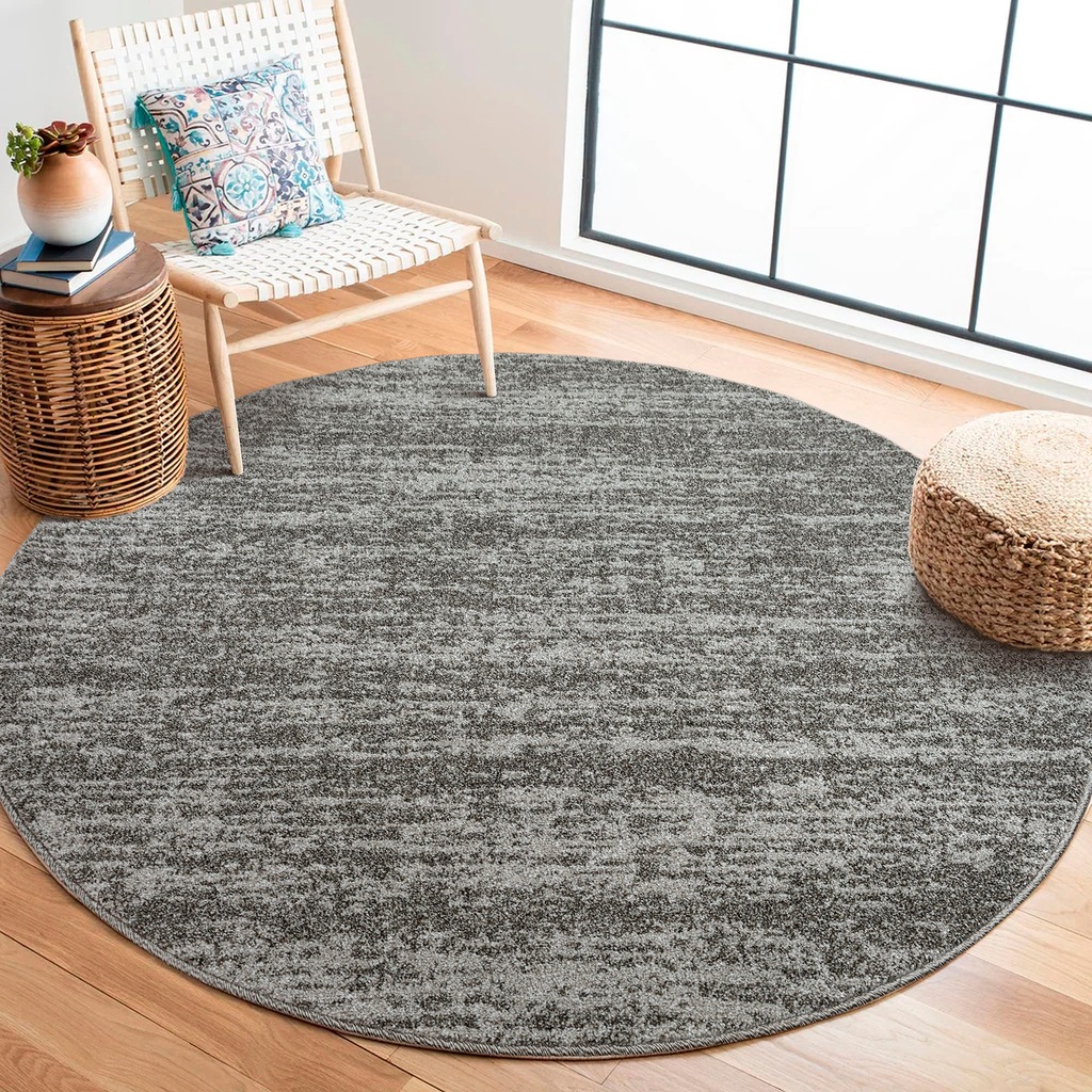 Bild von Sanat Teppich "Oslo", rund, 10 mm Höhe, Kurzflor, Wohnzimmer, Schlafzimmer, fussbodenheizungsgeeignet