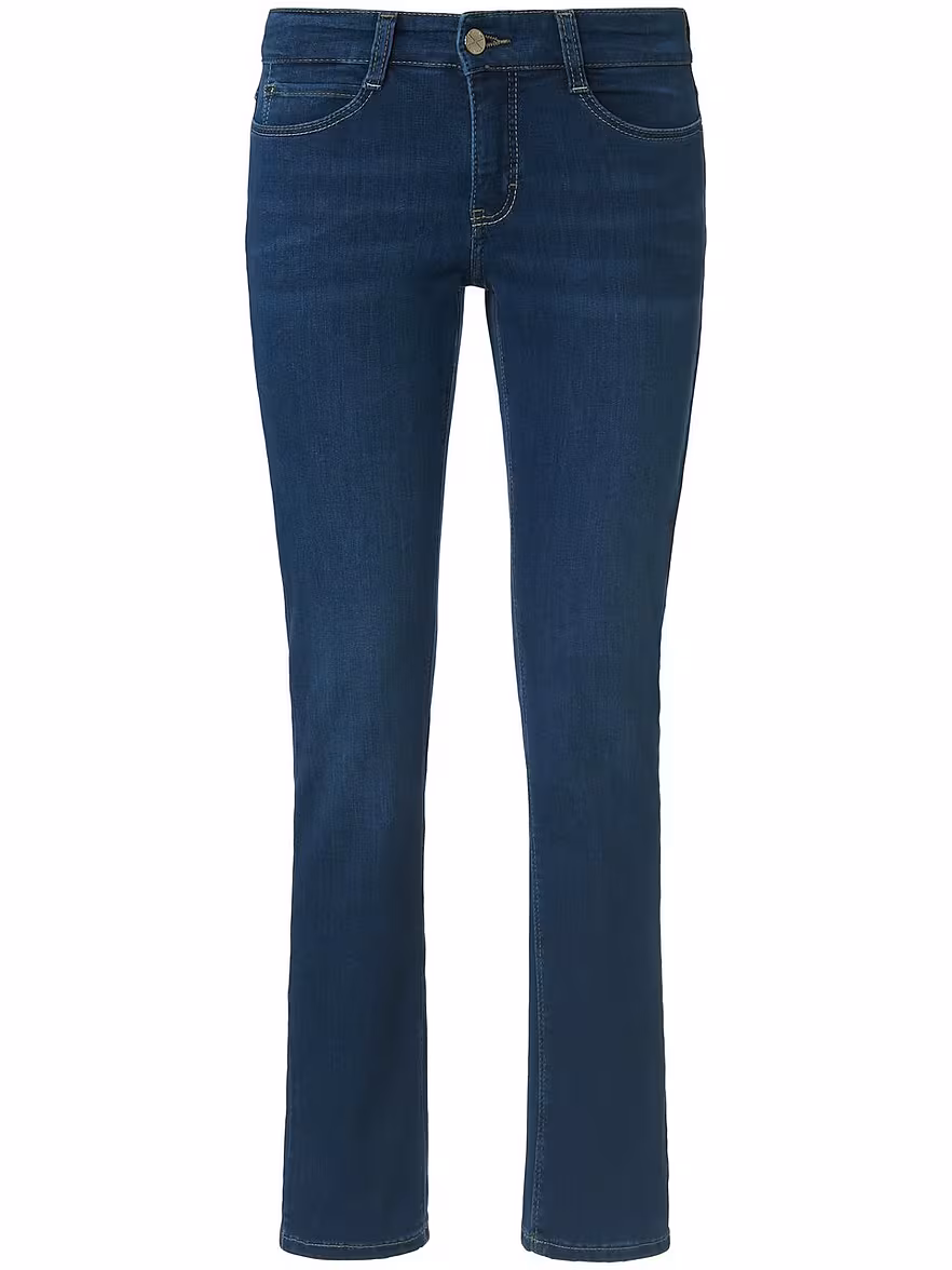 Bild von MAC Bequeme Jeans MAC Straight Fit Jeans mit Shaping-Effekt in Mid B (1-tlg) Nicht Vorhanden