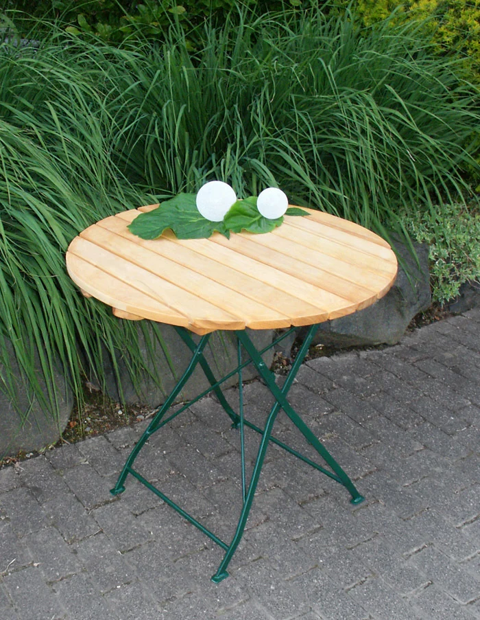 Bild von Degamo, Gartentisch + Balkontisch, Klapptisch BAD TÖLZ rund (77 cm)