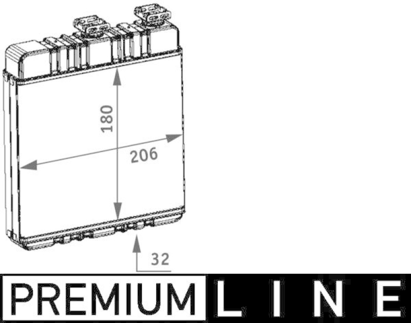 Bild von MAHLE Wärmetauscher, Innenraumheizung BEHR HELLA SERVICE *** PREMIUM LINE  für VAUXHALL OPEL 1618142 9117283 09117283 AH 76 000P