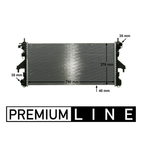 Bild von MAHLE ORIGINAL Kühler, Motorkühlung CR 887 000P – Die optimale Lösung für Fahrzeugklimatisierung