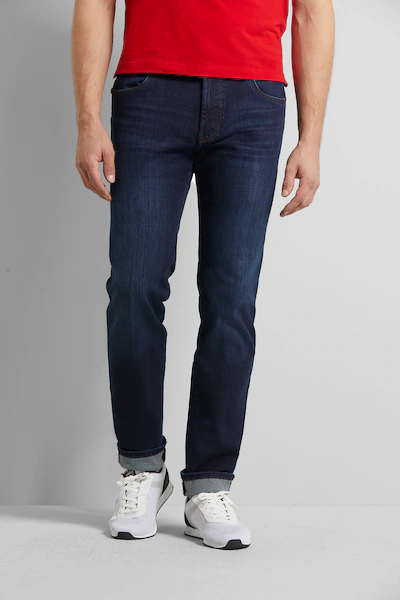 Bild von bugatti Jeanshose, Used-Look, Regular-Fit, für Herren, blau, 34/32