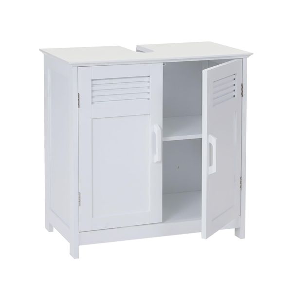 Bild von MCW Waschbeckenunterschrank MCW-A85-u Magnetischer Türverschluss, Aussparung enthalten