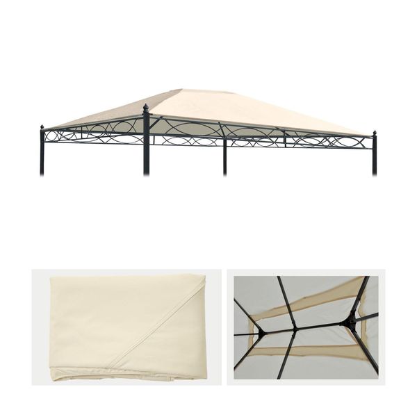 Bild von MCW Pavillon-Ersatzdach Calpe-E, 380 x 280 cm, UV-Schutz: UV50+, Witterungsfest und regenbeständig