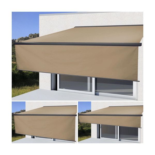 Bild von MCW Kassettenmarkise T124-4,5x3-aV Leistungsstarker Markenmotor mit 205 Watt, Vollkassette, UV 50+
