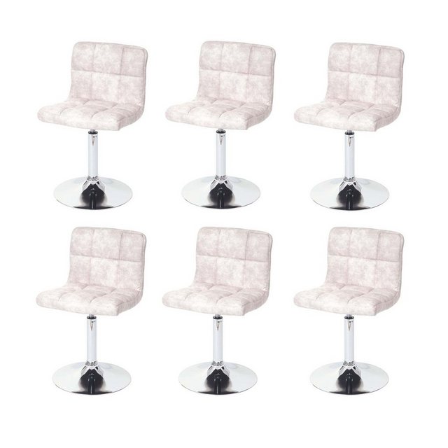 Bild von MCW Esszimmerstuhl Cadiz-w-6 (Set, 6 St), 6er-Set, Großer gummierter Tellerfuß für mehr Stabilität, 360° drehbar