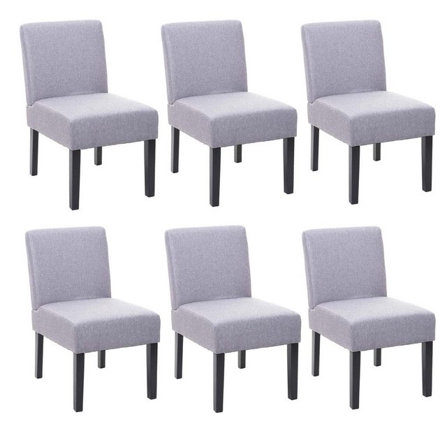 Bild von MCW Esszimmerstuhl MCW-F61-6 (Set, 6 St), 6er-Set, Abgerundete Sitz- und Rückenfläche, Extra lange Sitzfläche