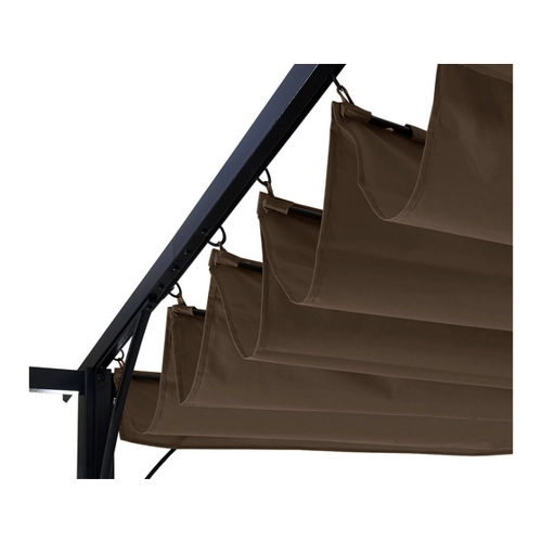 Bild von MVG Pergola »MVG-C42«, 3,5 x 3,5 m – Schiebedach in Beige