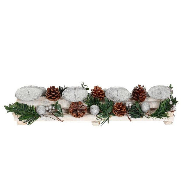 Bild von MCW Adventskranz MCW-M12-K, In festlichem Silber-Look