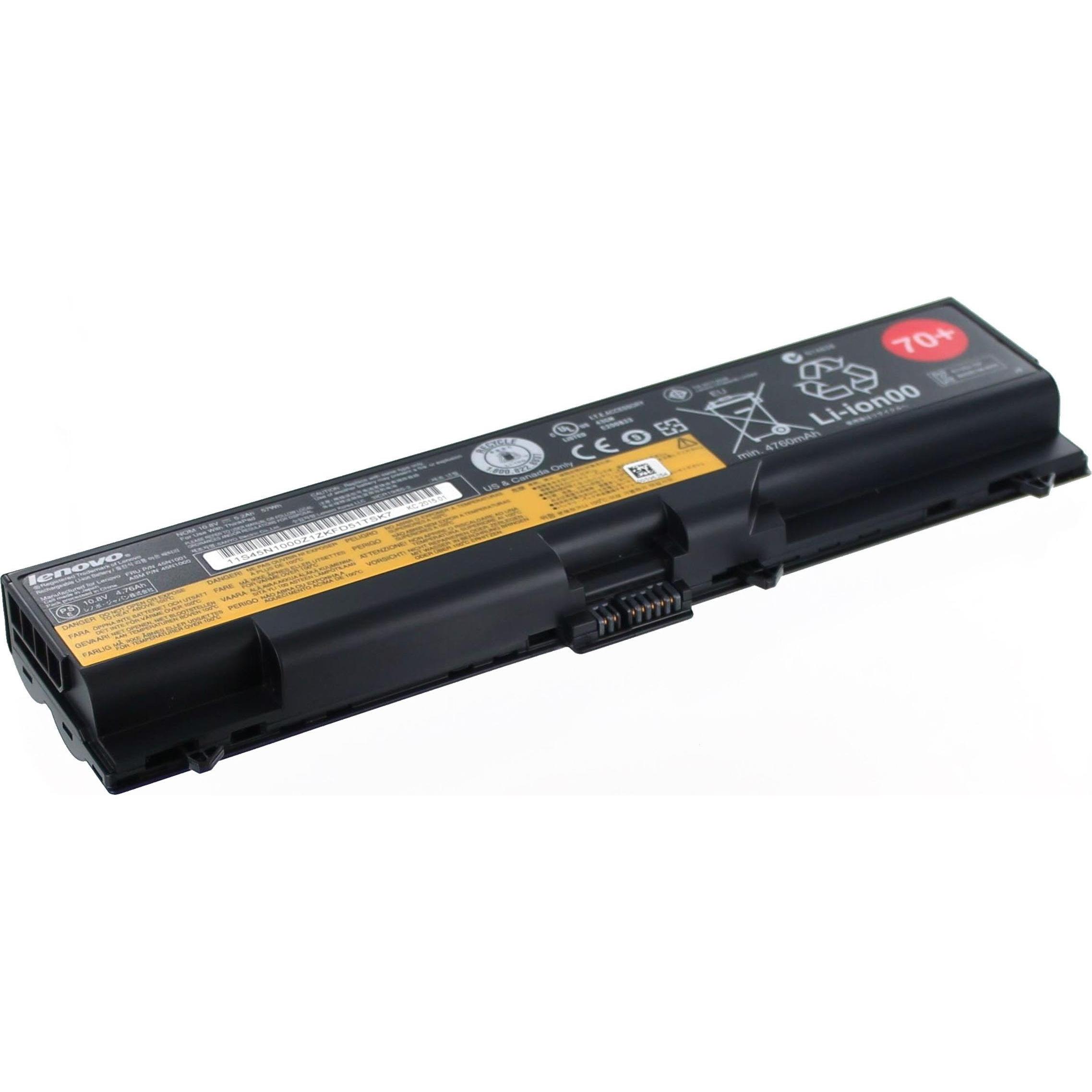 Bild von Lenovo 0A36302 ThinkPad Notebookakku 70+ (6 Zellen, 5200 mAh), Notebook Akku, Schwarz