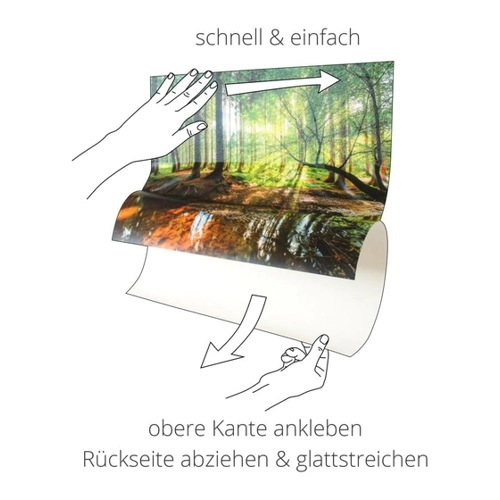 Bild von ARTland Wanddeko Dschungel Wasserfall