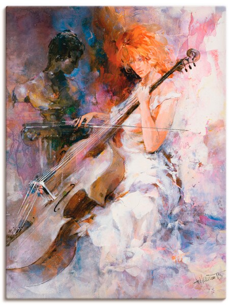 Bild von Artland Leinwandbild "Musikalische Momente", Musiker, (1 St.), auf Keilrahmen gespannt