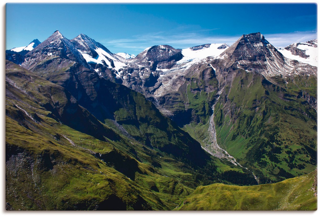Bild von Artland Wandbild "Berge rund um den Großglockner", Berge, (1 St.), als Leinwandbild, Poster in verschied. Größen