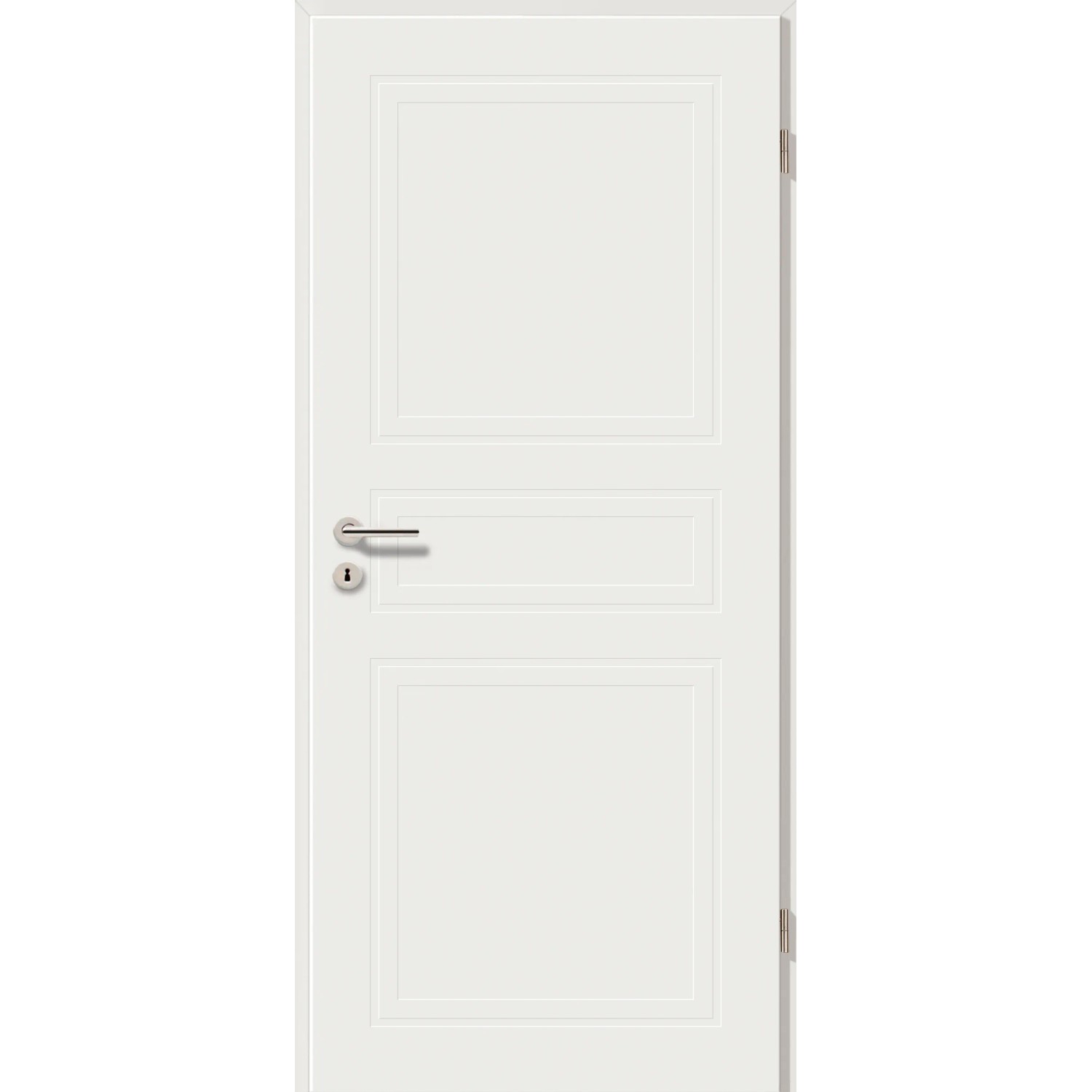Bild von GetaDoor Zimmertür Brillant Contour Sira Typ 7103 Weiß 198,5 x 61 cm Anschlag R