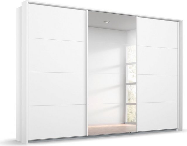 Bild von rauch Schwebetürenschrank "Oteli", mit Mittelspiegel und Passepartout optional mit Beleuchtung