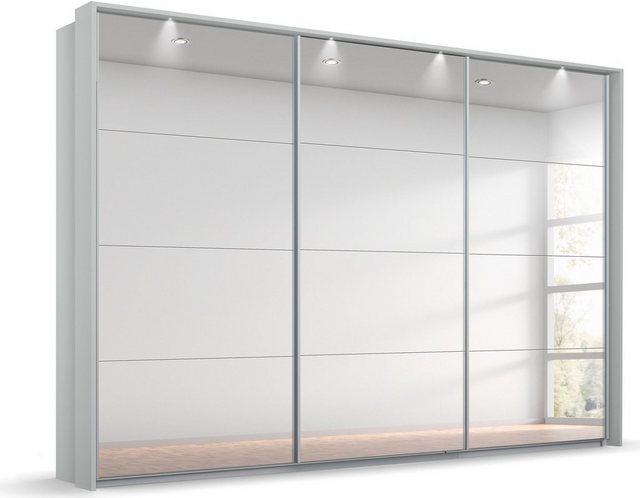 Bild von rauch Schwebetürenschrank "Oteli", mit Spiegelfront und Passepartout optional mit Beleuchtung