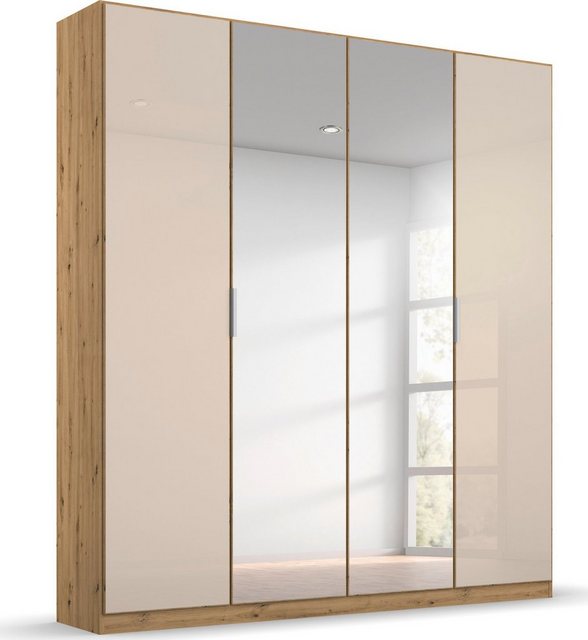 Bild von rauch Drehtürenschrank "Kleiderschrank Schrank Garderobe KOLUNA mit Glastüren und Spiegel", inkl. 2 Innenschubladen sowie extra Einlegeböden MADE IN GERMANY