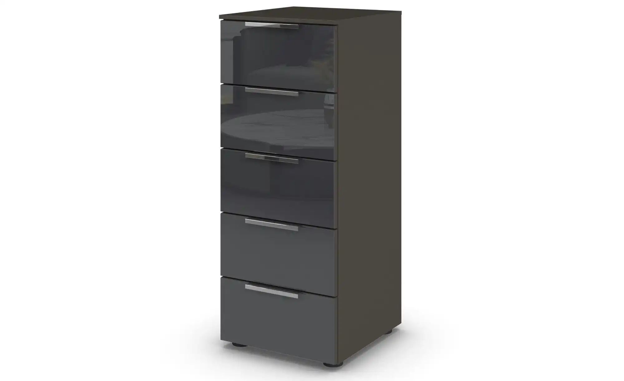 Bild von Kommode ¦ schwarz ¦ Maße (cm): B: 40 H: 100 Kommoden & Sideboards > Kommoden - Höffner