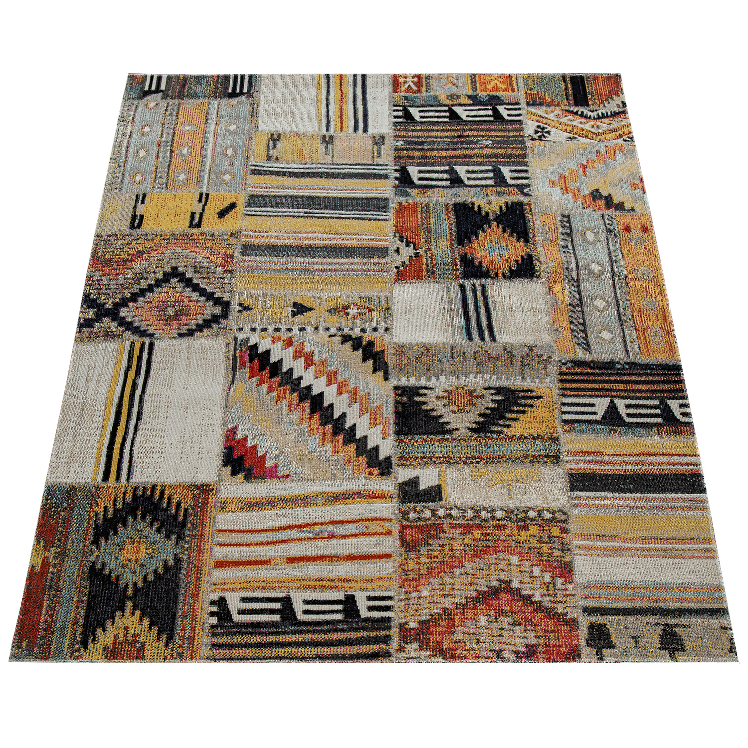 Bild von In- & Outdoor-Teppich Artino mehrfarbig 80x250 cm