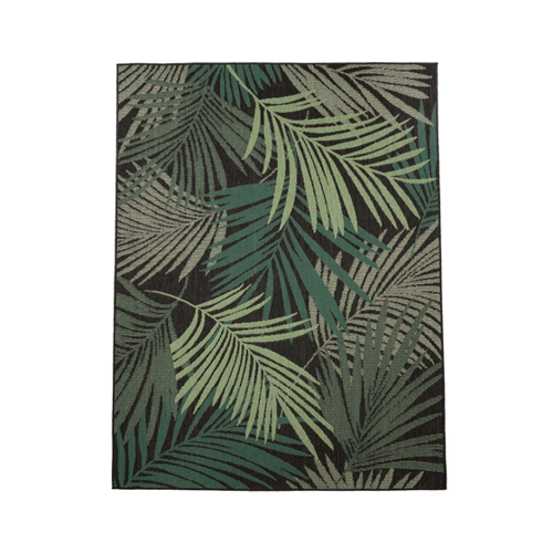 Bild von In- & Outdoor-Teppich Ostenza schwarz 200 cm quadrat
