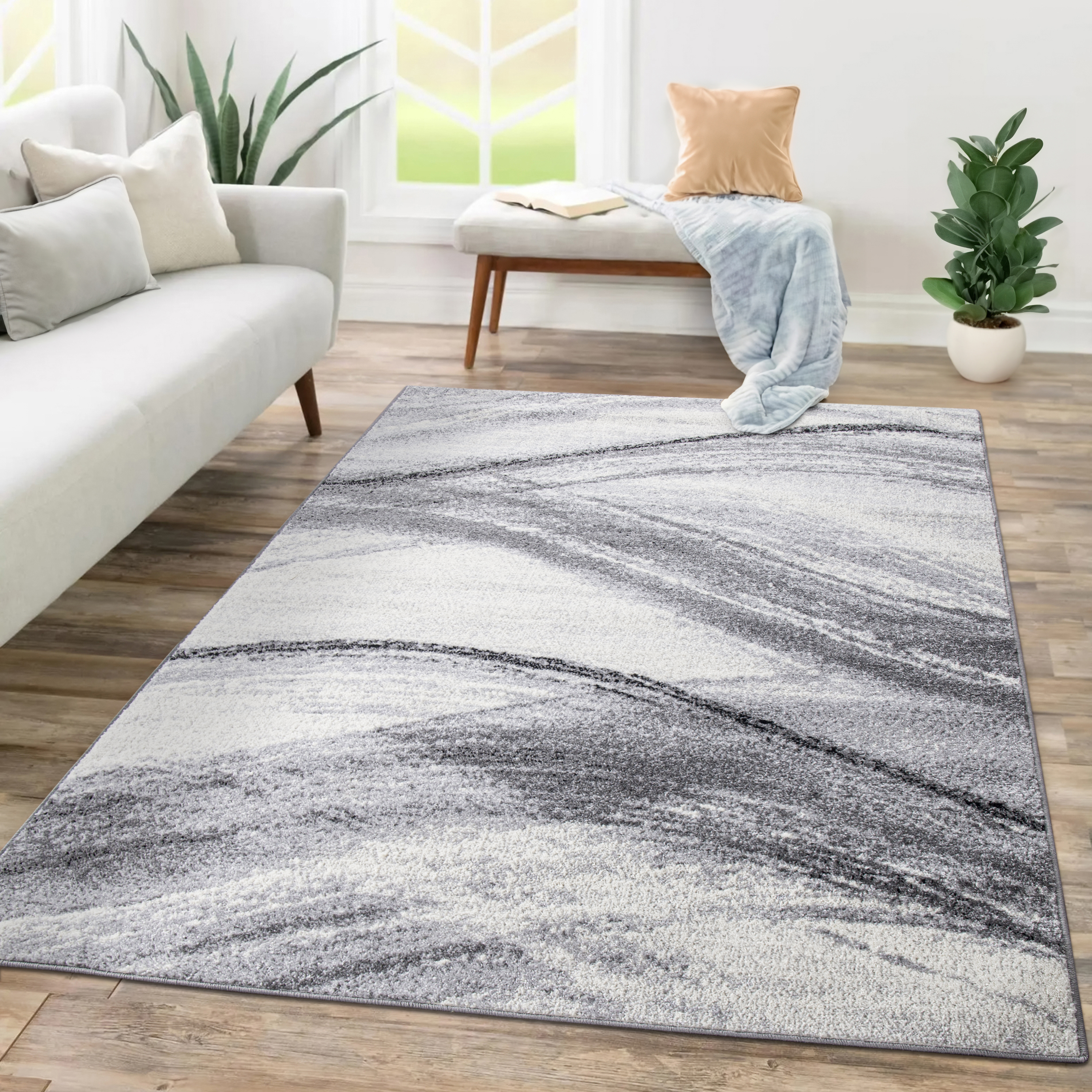 Bild von Teppich Festival grau 200x280 cm