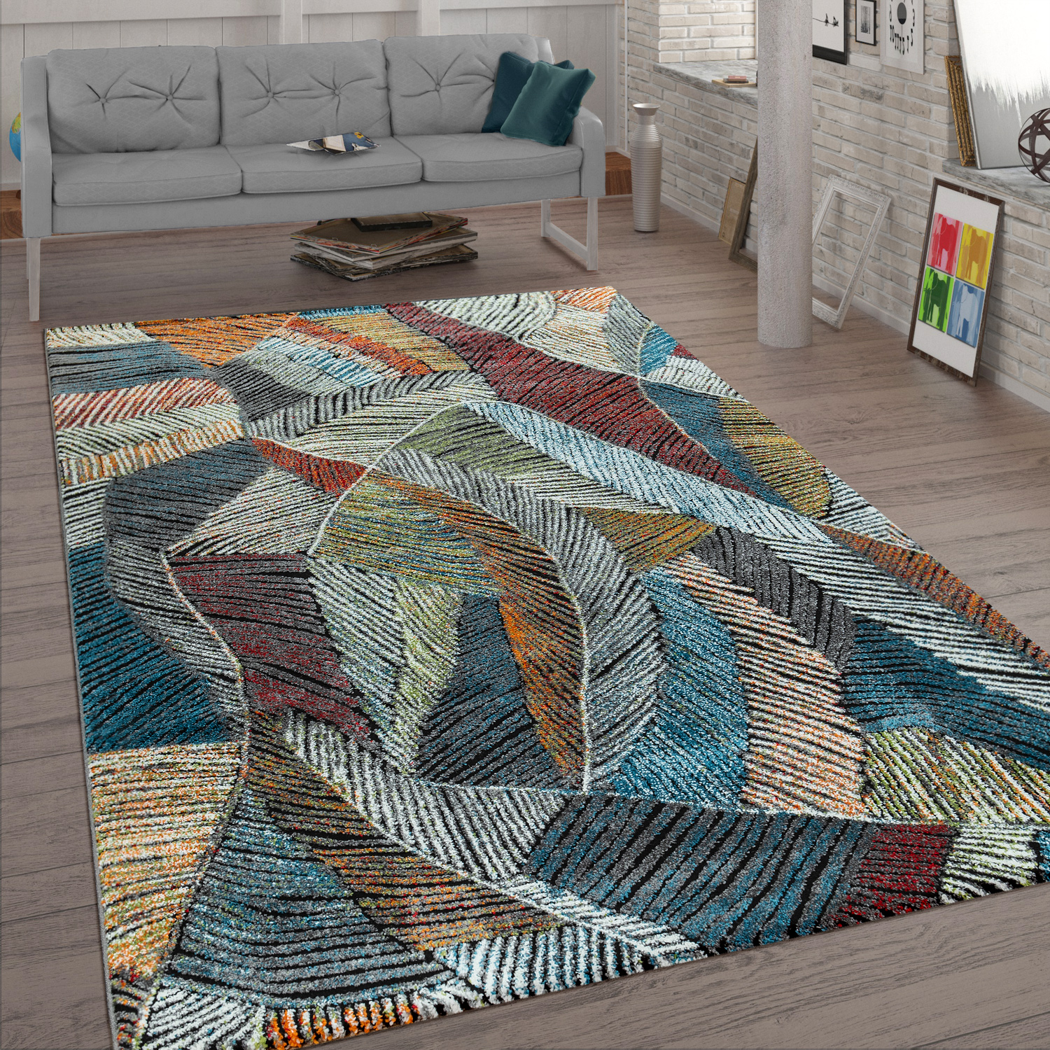 Bild von Teppich Vistona mehrfarbig 80x150 cm