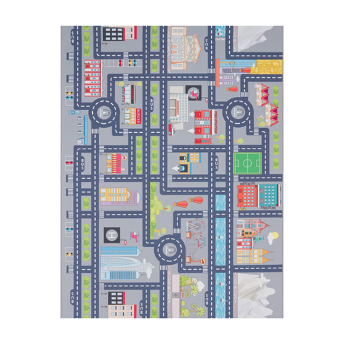 Bild von Kinderteppich Bini grau 160x220 cm