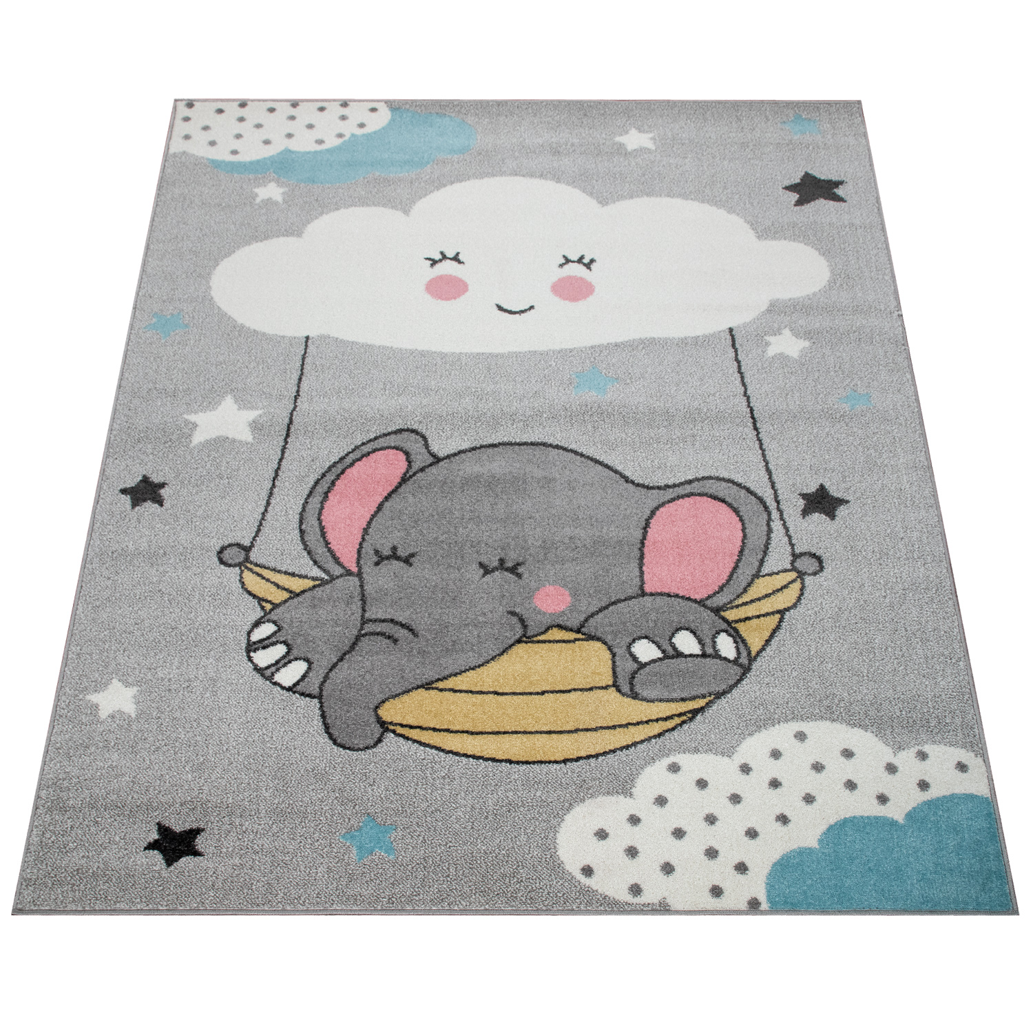 Bild von Kinderteppich Ninique grau 80x150 cm