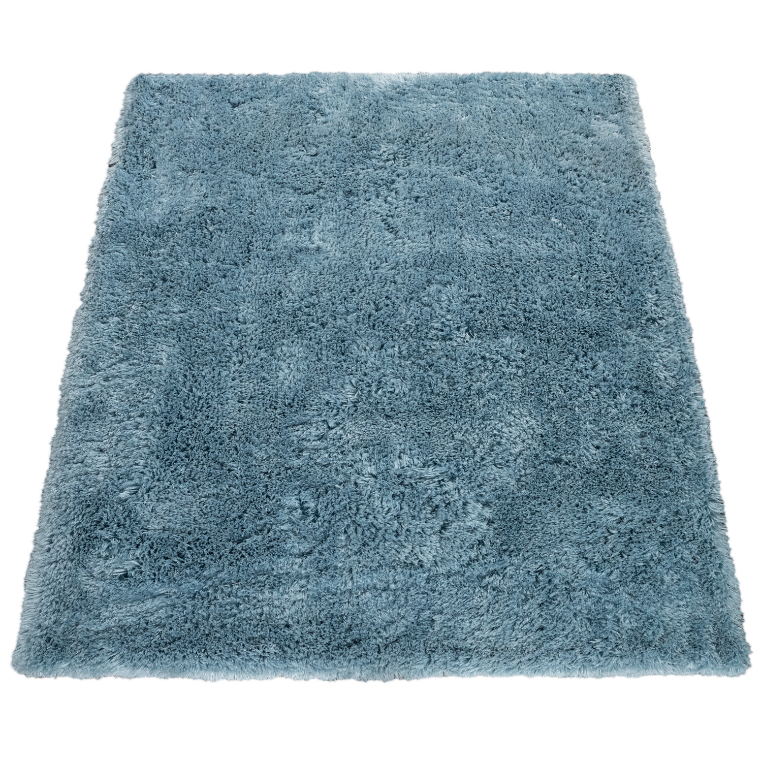 Bild von Hochflor-Teppich Alba türkis 60x100 cm