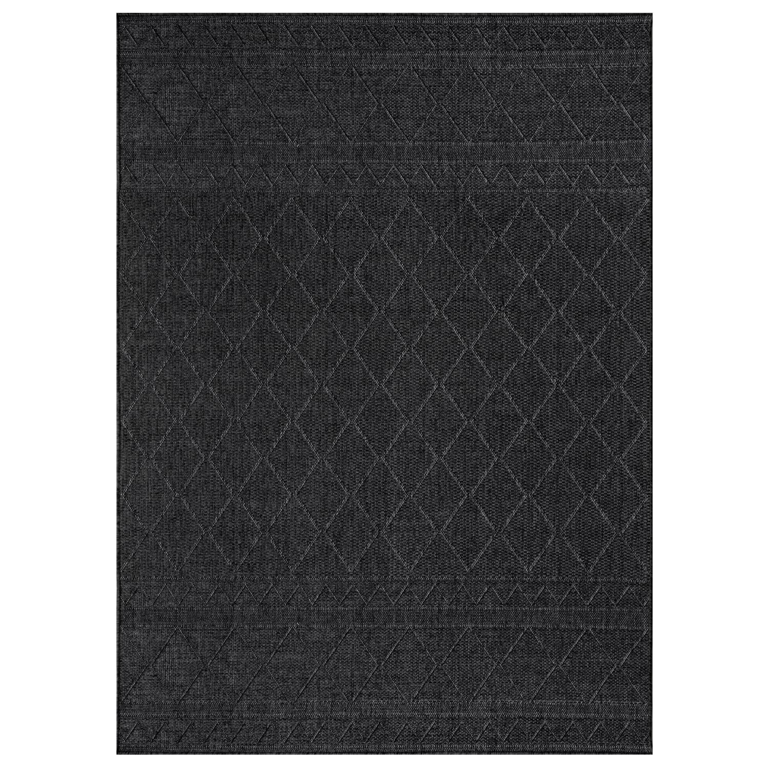 Bild von In- & Outdoor-Teppich Verona grau 60x100 cm