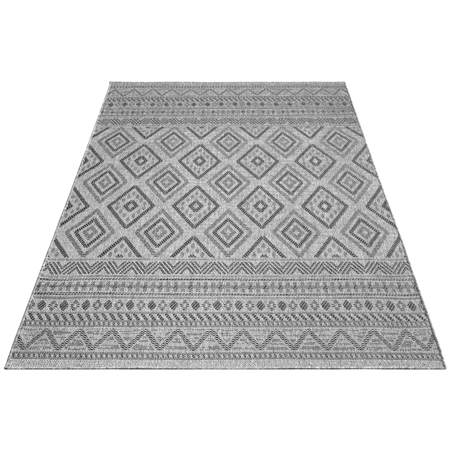 Bild von In- & Outdoor-Teppich Verona anthrazit 200 cm rund