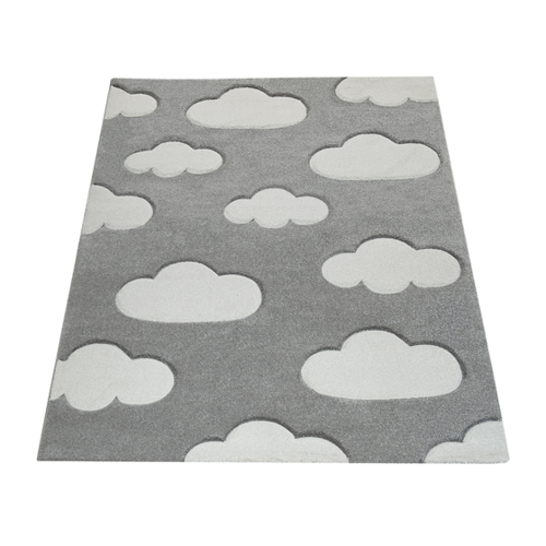 Bild von Kinderteppich Kosmos grau 80x150 cm