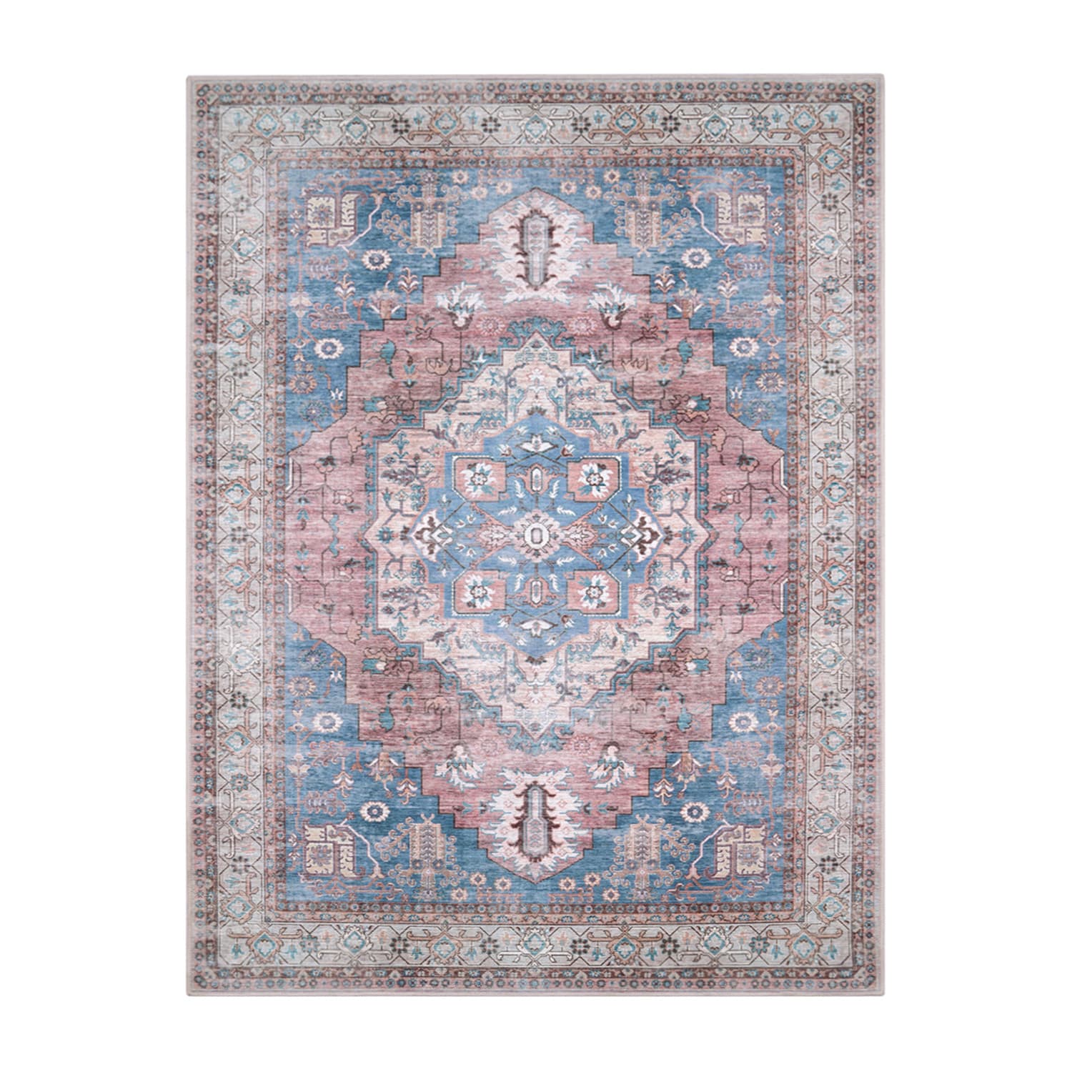 Bild von Waschbarer Teppich Bolero mehrfarbig 60x100 cm
