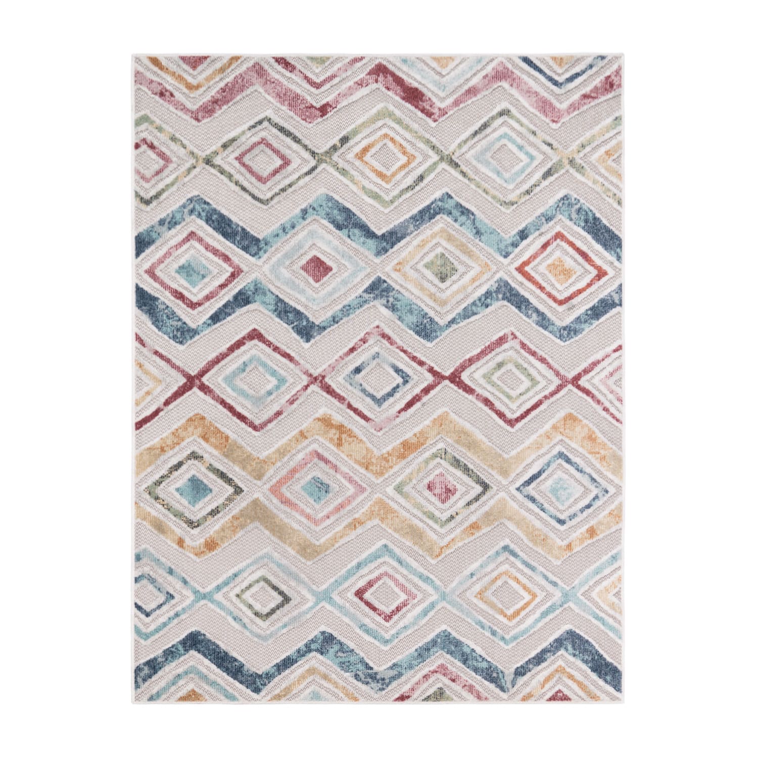 Bild von In- & Outdoor-Teppich Fuzara mehrfarbig 60x100 cm