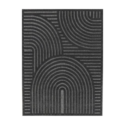 Bild von In- & Outdoor-Teppich Livornia anthrazit 80x250 cm
