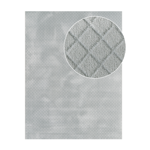 Bild von Waschbarer Teppich Rotella grau 120x160 cm – Eleganz für dein Zuhause