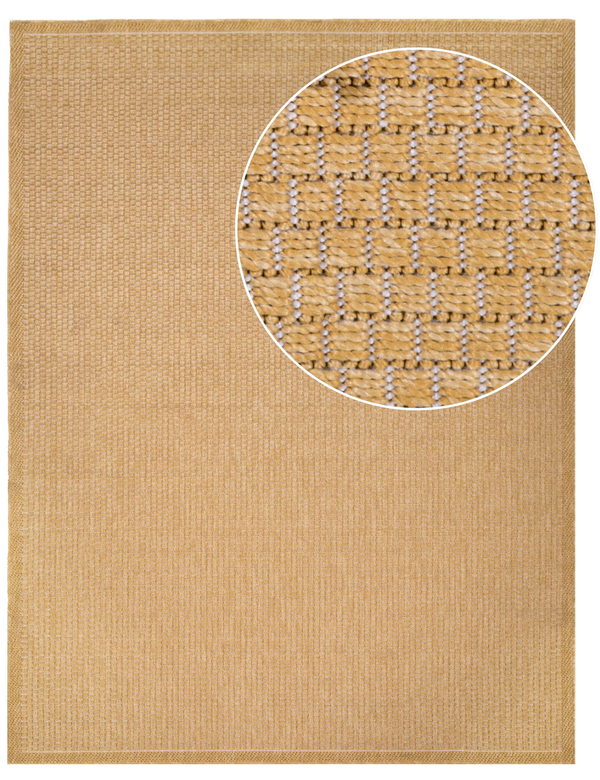 Bild von In- & Outdoor-Teppich Timba gelb 60x100 cm